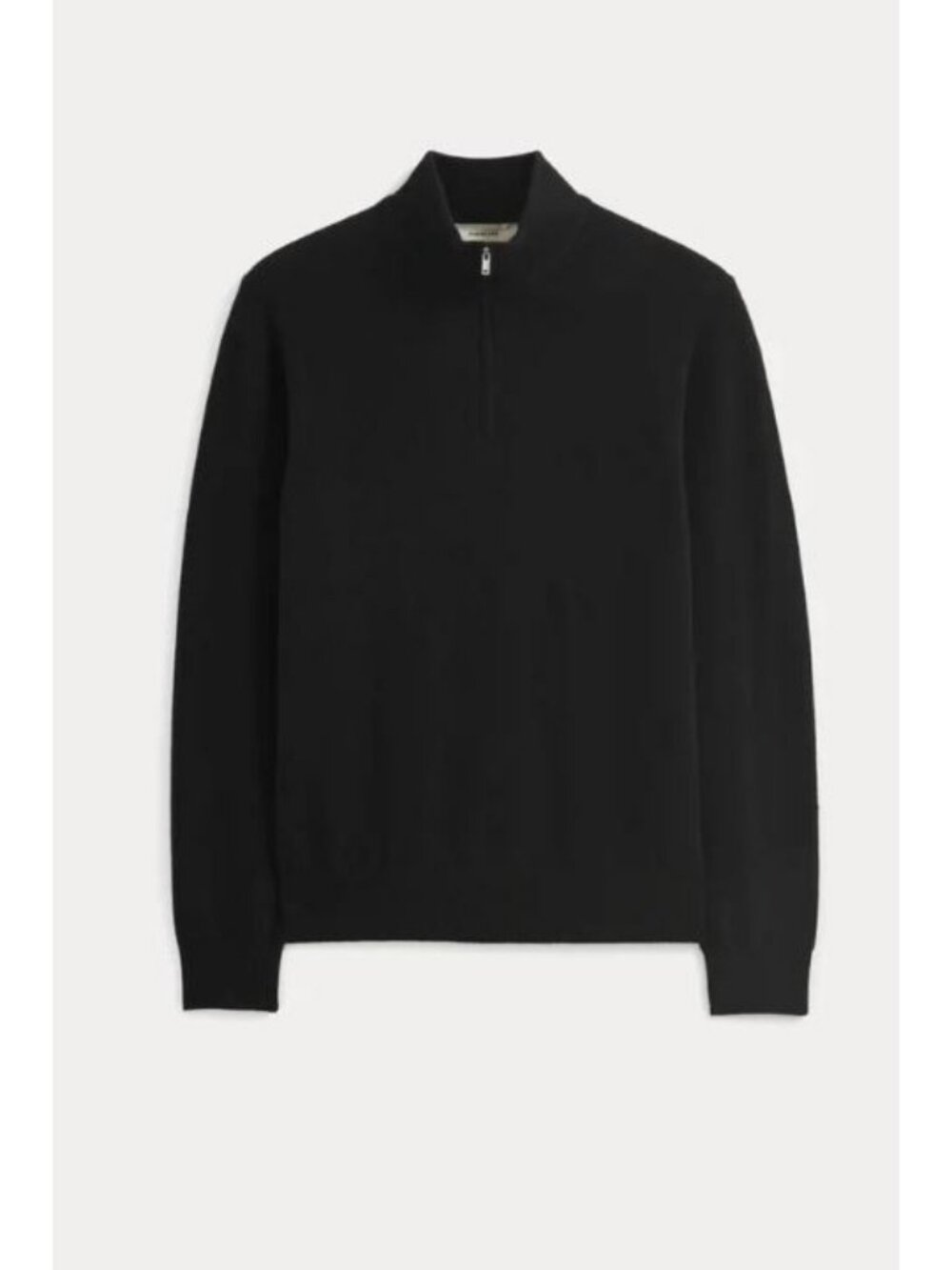 Everlane The Cashmere Quarter Zip Sweater Black Size M NWT